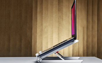 ergonomic adjustable laptop stand to help your posture